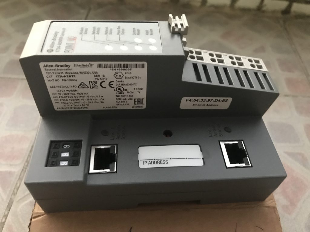 Allen Bradley Point Io 1734-aentr