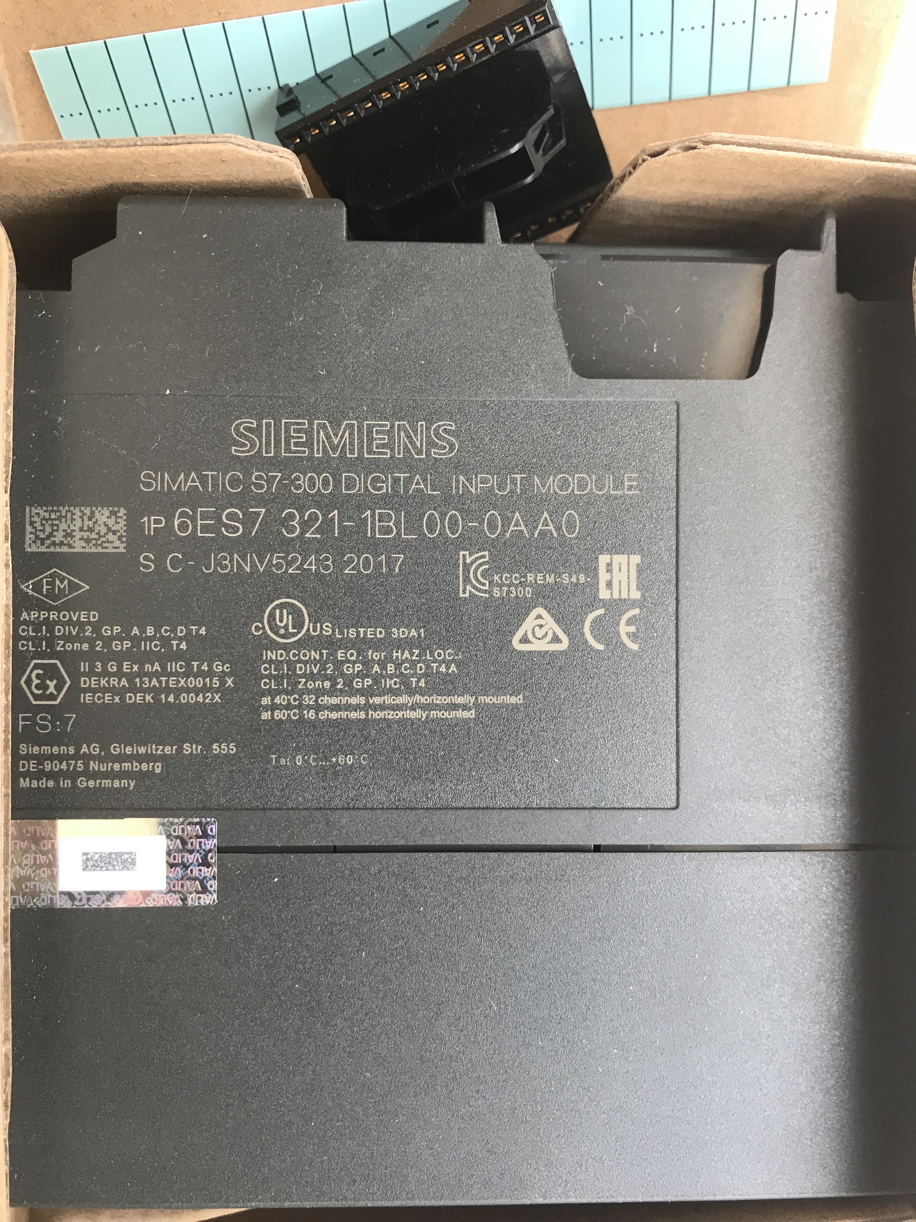 Siemens Simatic S7 6ES7 321-1BL00-0AA0