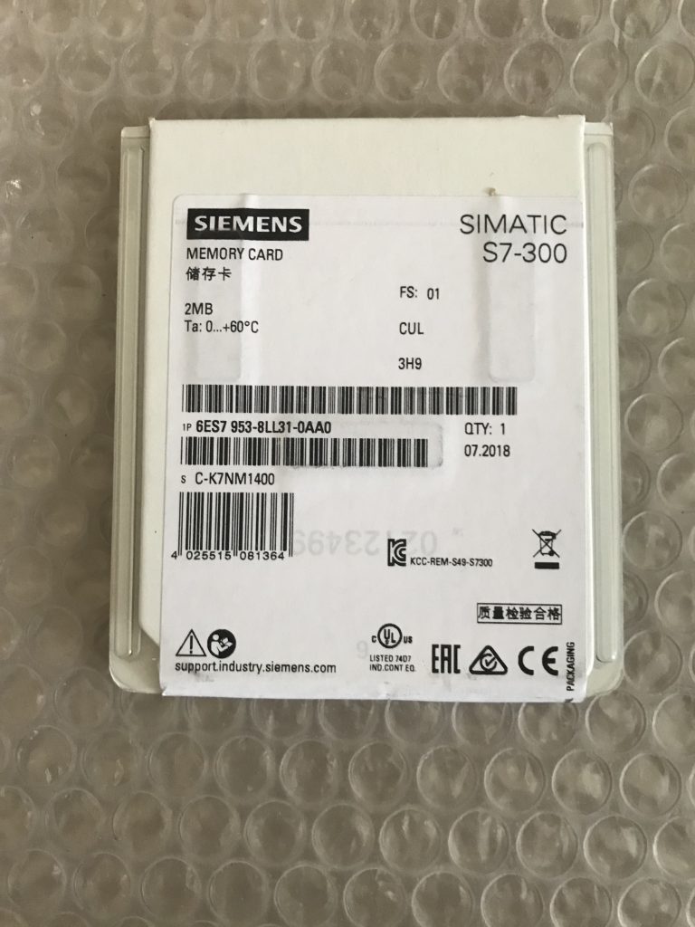 6ES7953-8LL31-0AA0 Siemens Micro Memory Card 2M