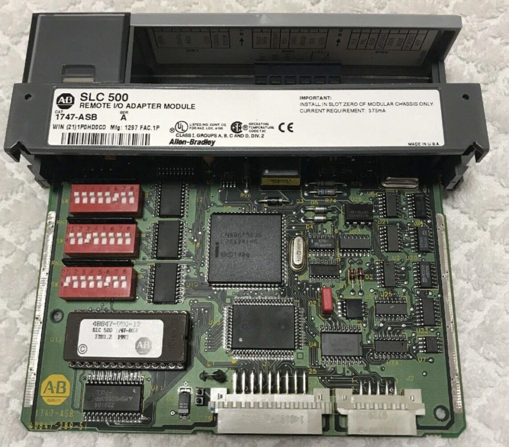 1747-ASB SLC 500 Remote I/O Adapter Allen Bradley