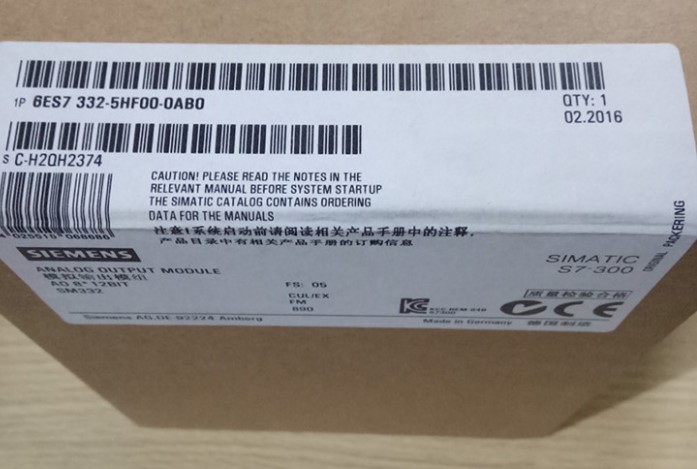 ONE Siemens 6ES7 332-5HD01-0AB0 SM 332 Output NEW IN BOX 